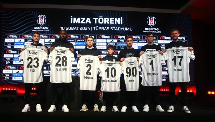 Beşiktaş’tan imza şov