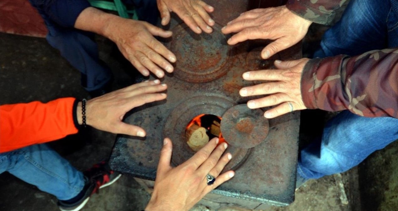 Sivas’ta soba külü, yangına neden oldu