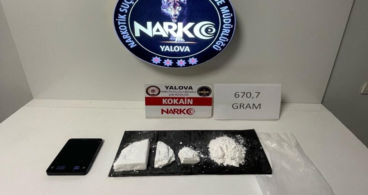 Yalova’da uyuşturucu operasyonu: 3 tutuklama